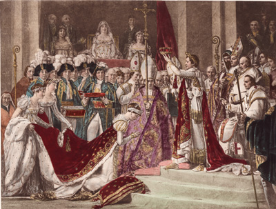 oronation of the Empress Josephine
from the painting by J. L. David